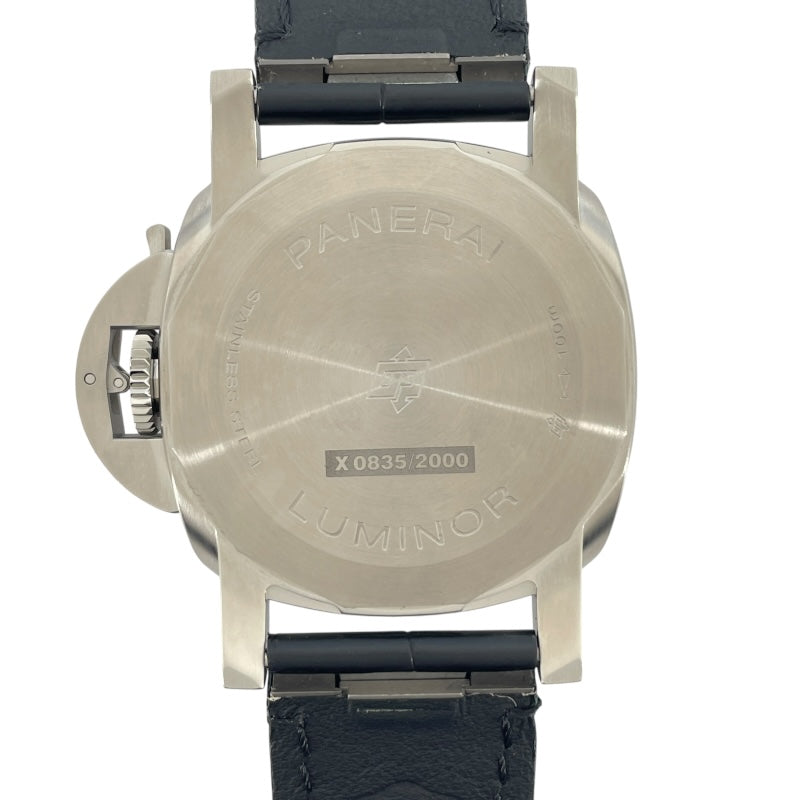 パネライ PANERAI ルミノール マリーナ クアランタ PAM01271 ホワイト SS メンズ 腕時計