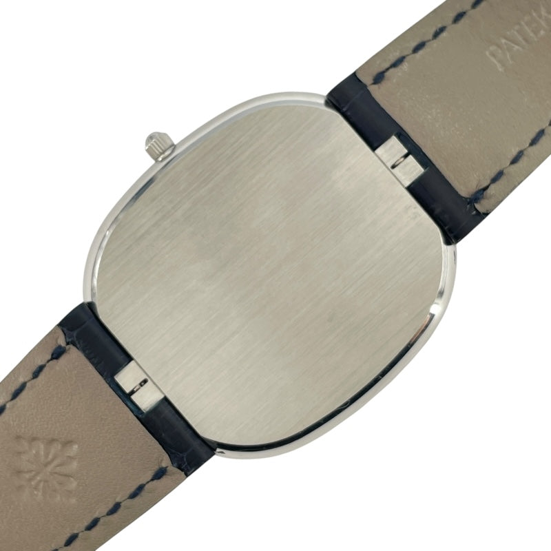 パテック・フィリップ PATEK PHILIPPE ゴールデンエリプス 5738P-001 サンバーストブルー Pt メンズ 腕時計