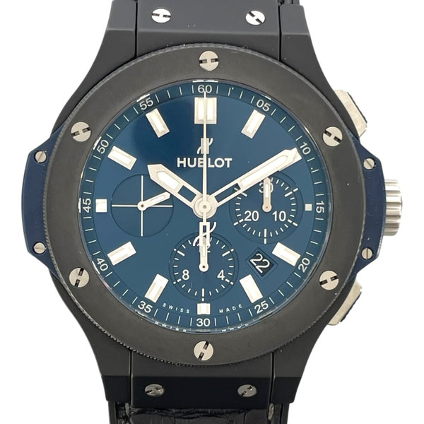 ウブロ HUBLOT ビッグバン セラミック ブルー 301.CI7170.LR ブルー セラミック 自動巻き メンズ 腕時計