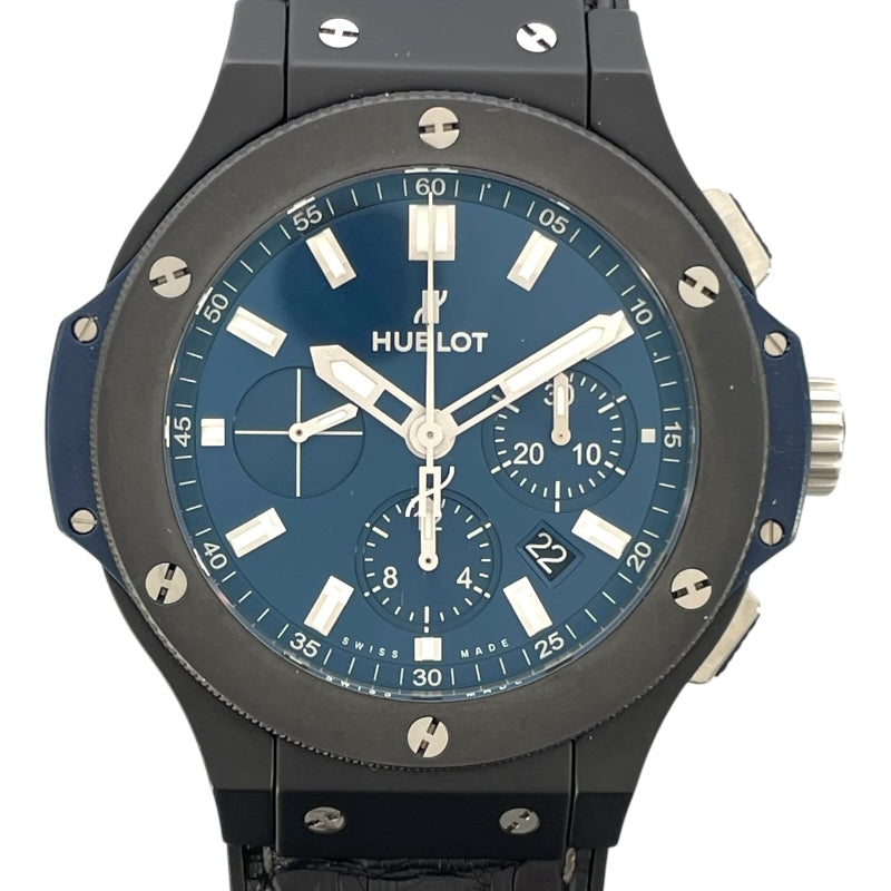 ウブロ HUBLOT ビッグバン セラミック ブルー 301.CI7170.LR ブルー セラミック 自動巻き メンズ 腕時計