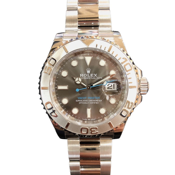 ロレックス ROLEX ヨットマスター40　スレート 1266622 グレー Pt/SS メンズ 腕時計