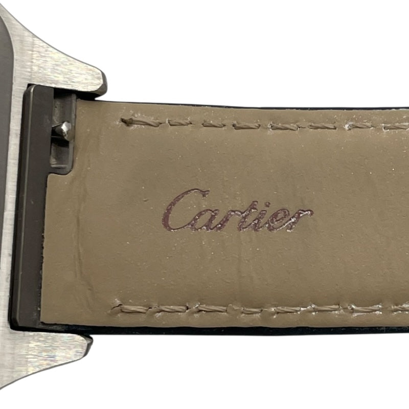 カルティエ Cartier サントス デュモン LM WSSA0022 シルバー SS クオーツ ユニセックス 腕時計
