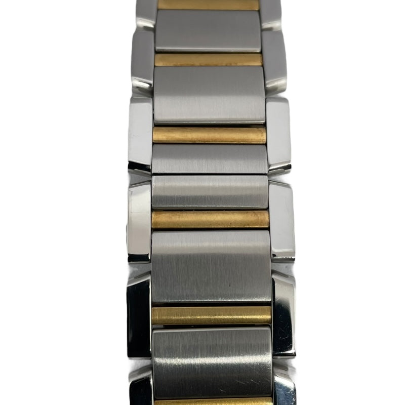 カルティエ Cartier タンクフランセーズLM W51005Q4 ホワイト K18YG/SS 自動巻き メンズ 腕時計