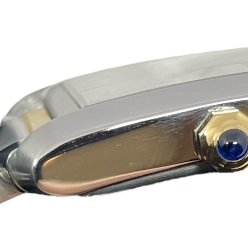 カルティエ Cartier タンクフランセーズLM W51005Q4 ホワイト K18YG/SS 自動巻き メンズ 腕時計