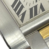 カルティエ Cartier タンクフランセーズLM W51005Q4 ホワイト K18YG/SS 自動巻き メンズ 腕時計