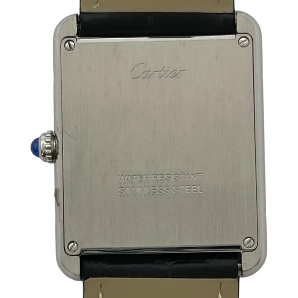 カルティエ Cartier タンクソロ LM W1018355 シルバー SS クオーツ メンズ 腕時計