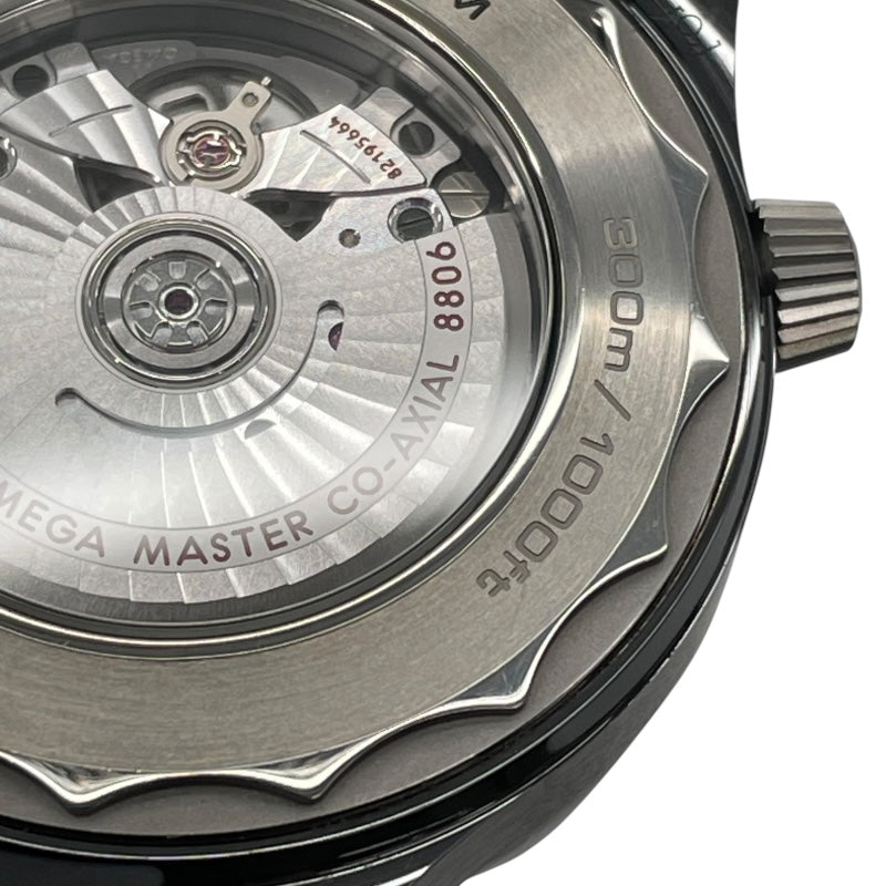 オメガ OMEGA シーマスターダイバー300Mコーアクシャル マスター クロノメーター 210.92.44.20.01.001 ブラック セラミック×ラバーベルト 自動巻き メンズ 腕時計