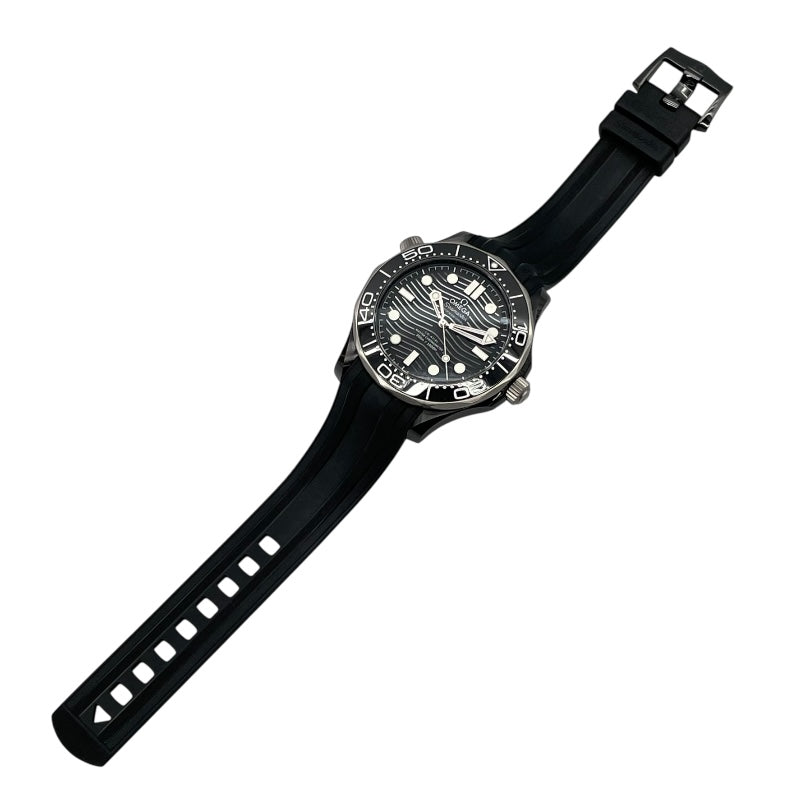 オメガ OMEGA シーマスターダイバー300Mコーアクシャル マスター クロノメーター 210.92.44.20.01.001 ブラック セラミック×ラバーベルト 自動巻き メンズ 腕時計