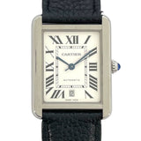 カルティエ Cartier タンクソロ XL W5200027 ホワイト SS 自動巻き メンズ 腕時計