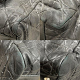 クリスチャン・ディオール Christian Dior カナージュトートバッグ ブラック　シルバー金具 カナージュラム メンズ ショルダーバッグ