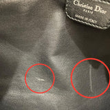 クリスチャン・ディオール Christian Dior カナージュトートバッグ ブラック　シルバー金具 カナージュラム メンズ ショルダーバッグ