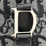 クリスチャン・ディオール Christian Dior トロッターハンドバッグ ブラック シルバー金具 トロッターキャンバス レディース ハンドバッグ