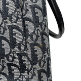 クリスチャン・ディオール Christian Dior トロッターハンドバッグ ブラック シルバー金具 トロッターキャンバス レディース ハンドバッグ