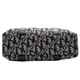 クリスチャン・ディオール Christian Dior トロッターハンドバッグ ブラック シルバー金具 トロッターキャンバス レディース ハンドバッグ