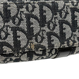 クリスチャン・ディオール Christian Dior トロッターハンドバッグ ブラック シルバー金具 トロッターキャンバス レディース ハンドバッグ