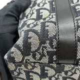 クリスチャン・ディオール Christian Dior トロッターハンドバッグ ブラック シルバー金具 トロッターキャンバス レディース ハンドバッグ