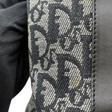 クリスチャン・ディオール Christian Dior トロッターハンドバッグ ブラック シルバー金具 トロッターキャンバス レディース ハンドバッグ