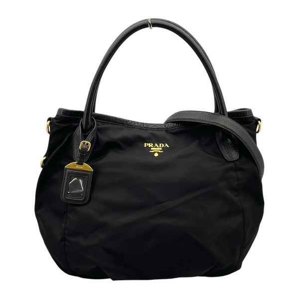 プラダ PRADA ナイロン2Wayトートバッグ ブラック ナイロン レディース ショルダーバッグ