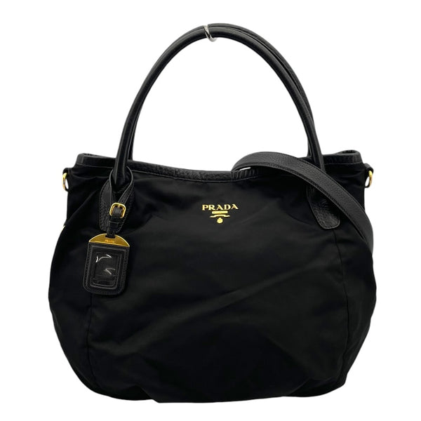 プラダ PRADA ナイロン2Wayトートバッグ ブラック ナイロン レディース ショルダーバッグ
