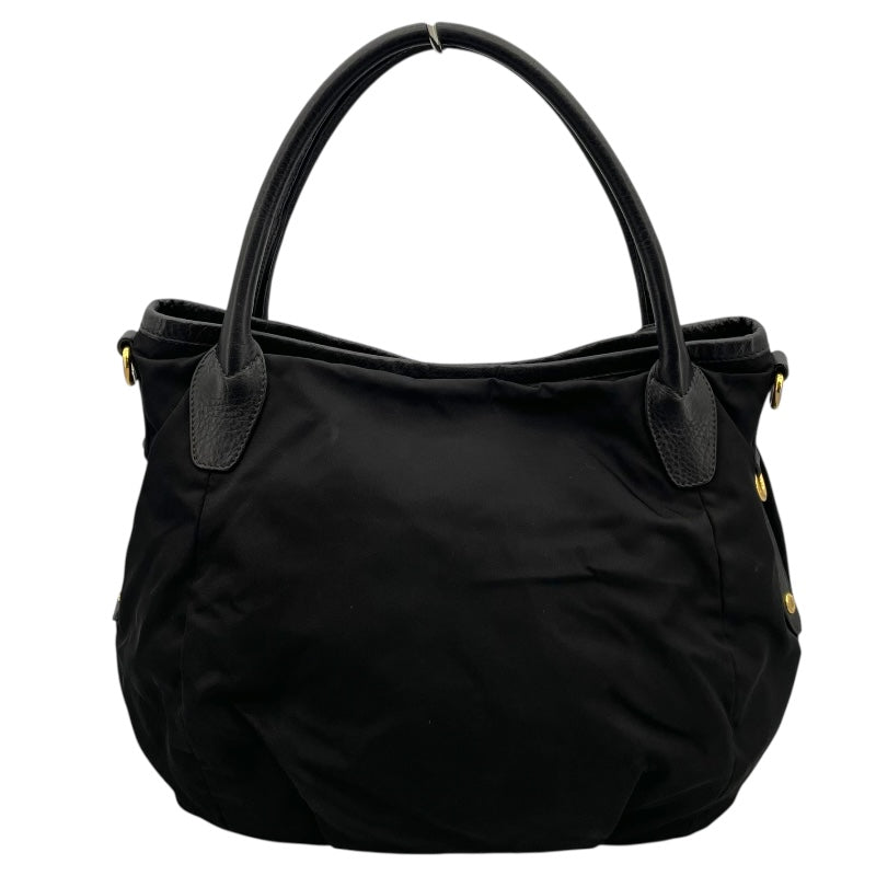 【美品】プラダ トートバッグ 2way ショルダー ナイロン 大容量 ブラック プラダ PRADA ナイロン2Wayトートバッグ ブラック ナイロン