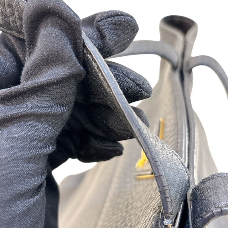 プラダ PRADA ヴィッテロダイノトートバッグ BR5092 ブラック/ゴールド金具 ヴィッテロダイノレザー レディース トートバッグ