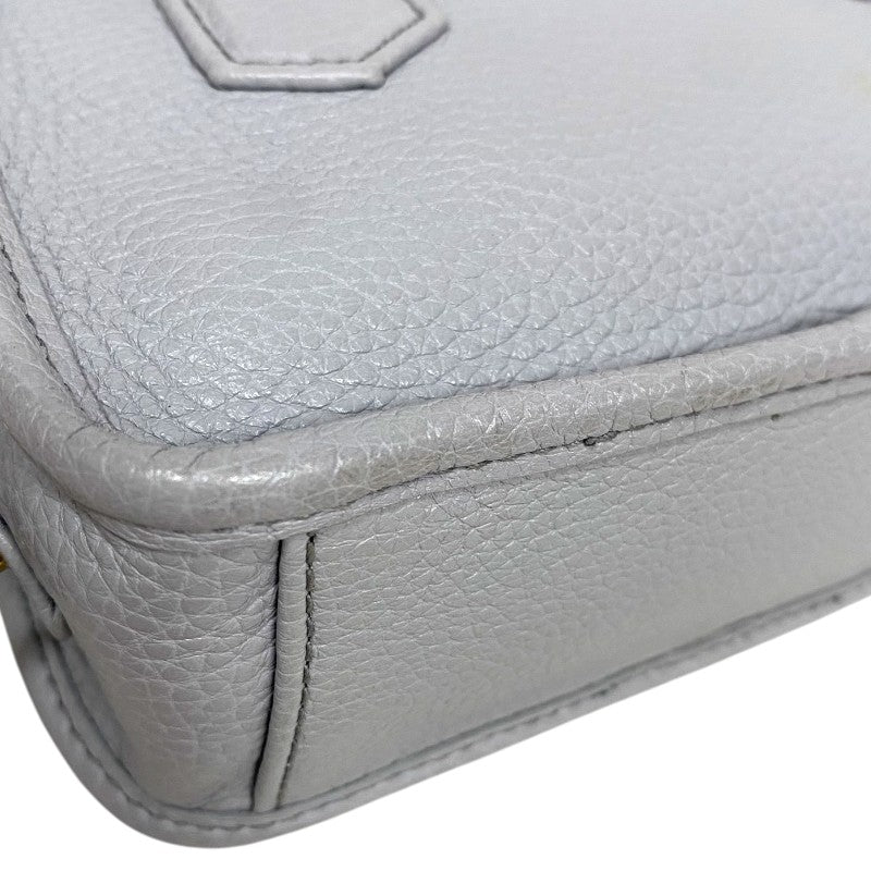 ミュウミュウ miu miu アルカディ レザーバッグ 5BB123 パープルグレー ゴールド金具 レディース ハンドバッグ ショルダーバッグ