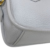 ミュウミュウ miu miu アルカディ レザーバッグ 5BB123 パープルグレー ゴールド金具 レディース ハンドバッグ ショルダーバッグ