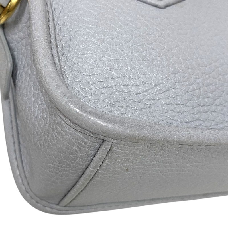 ミュウミュウ miu miu アルカディ レザーバッグ 5BB123 パープルグレー ゴールド金具 レディース ハンドバッグ ショルダーバッグ