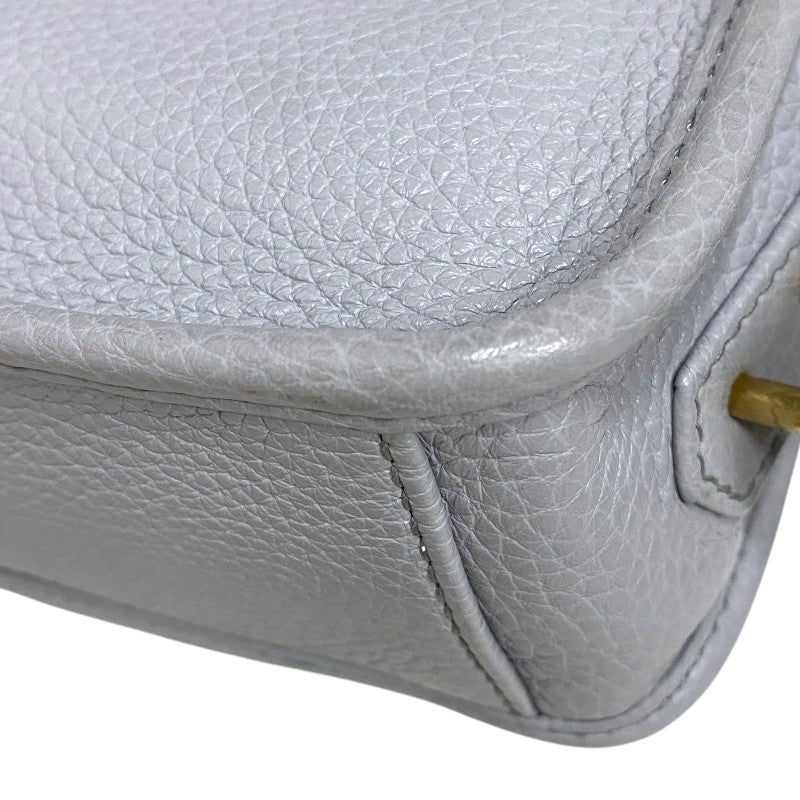ミュウミュウ miu miu アルカディ レザーバッグ 5BB123 パープルグレー ゴールド金具 レディース ハンドバッグ ショルダーバッグ