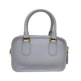 ミュウミュウ miu miu アルカディ レザーバッグ 5BB123 パープルグレー ゴールド金具 レディース ハンドバッグ ショルダーバッグ