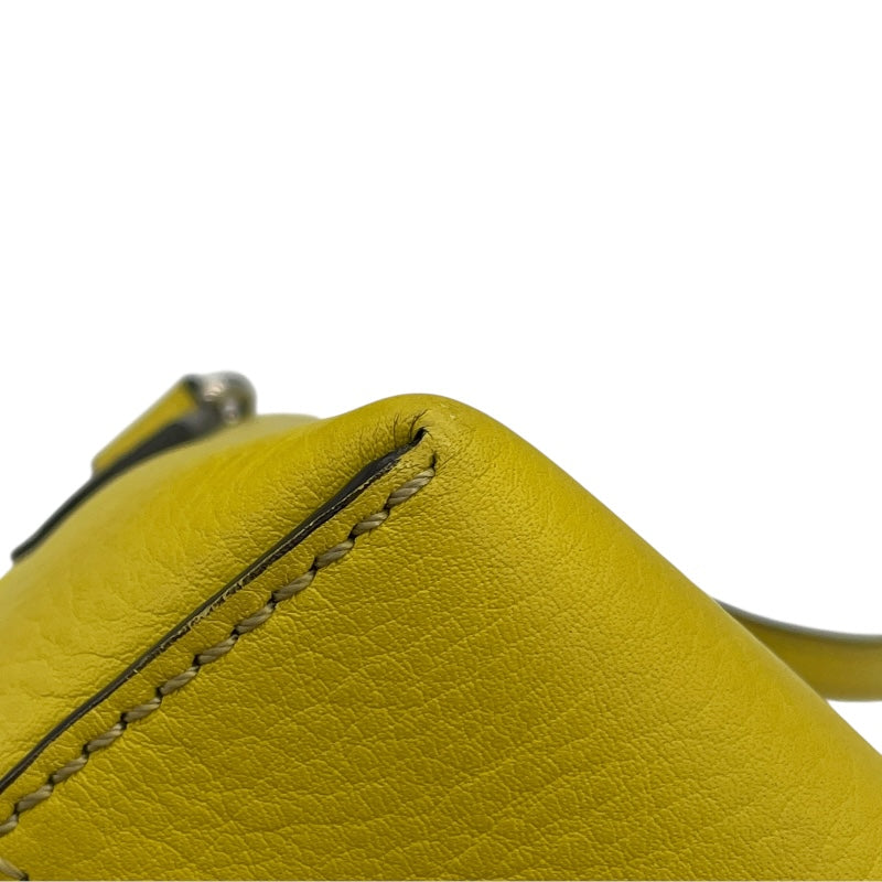 フェンディ FENDI バイザウェイミニ 8BL135 イエロー SV金具 カーフ レディース ショルダーバッグ