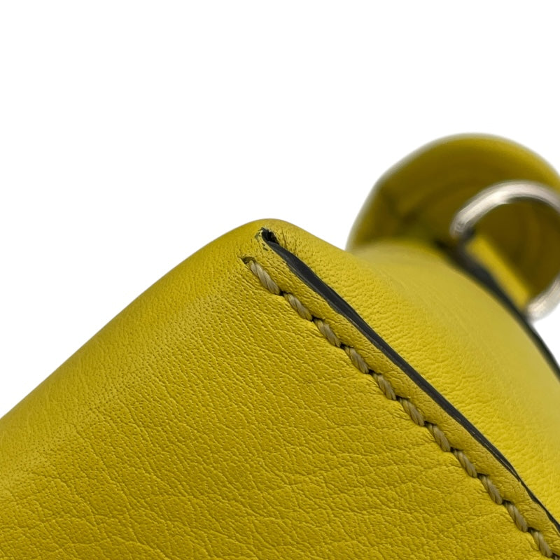 フェンディ FENDI バイザウェイミニ 8BL135 イエロー SV金具 カーフ レディース ショルダーバッグ