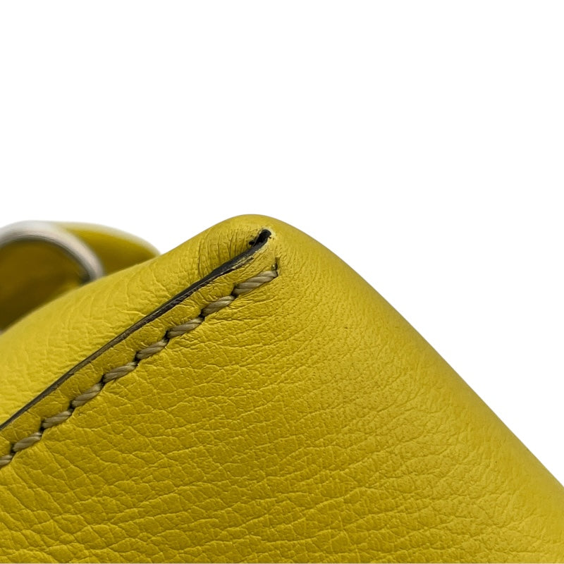 フェンディ FENDI バイザウェイミニ 8BL135 イエロー SV金具 カーフ レディース ショルダーバッグ