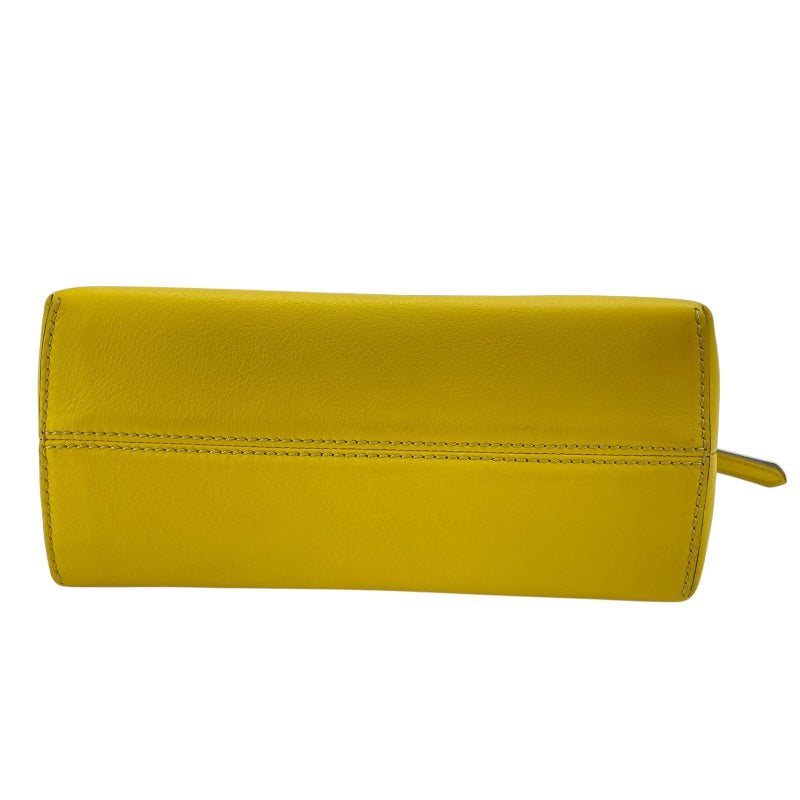 フェンディ FENDI バイザウェイミニ 8BL135 イエロー SV金具 カーフ レディース ショルダーバッグ