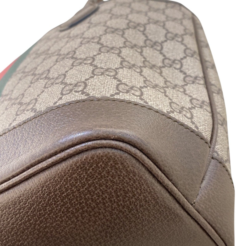 グッチ GUCCI シェリーライン トートバッグ 726762 ベージュ×グリーン×レッド GGスプリーム レディース トートバッグ