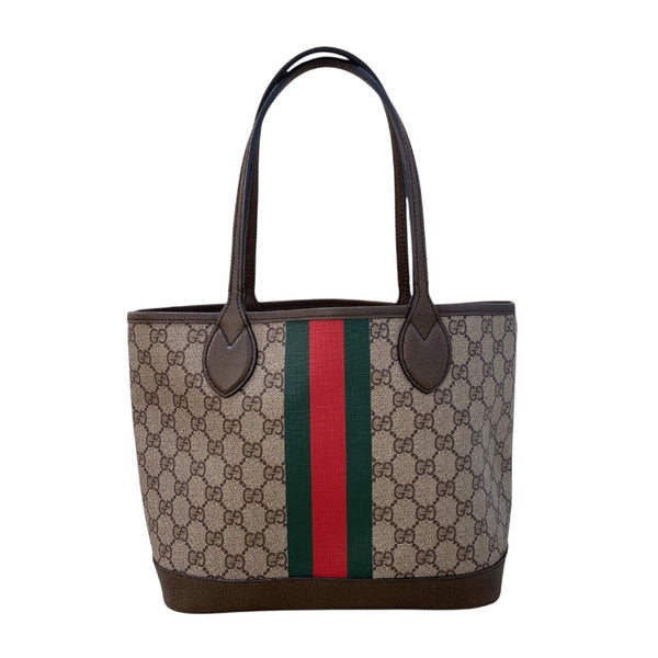 グッチ GUCCI シェリーライン トートバッグ 726762 ベージュ×グリーン×レッド GGスプリーム レディース トートバッグ