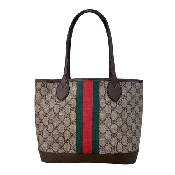 グッチ GUCCI シェリーライン トートバッグ 726762 ベージュ×グリーン×レッド GGスプリーム レディース トートバッグ