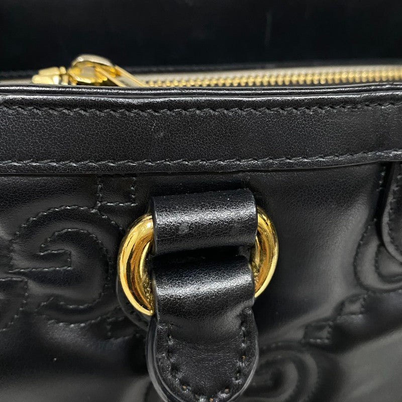 グッチ GUCCI GGマトラッセ 2WAY トートバッグ 728236 ブラック ゴールド金具 GGマトラッセレザー レディース ハンドバッグ ショルダーバッグ