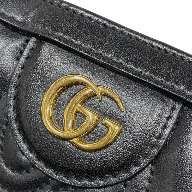 グッチ GUCCI GGマトラッセ 2WAY トートバッグ 728236 ブラック ゴールド金具 GGマトラッセレザー レディース ハンドバッグ ショルダーバッグ