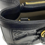 グッチ GUCCI GGマトラッセ 2WAY トートバッグ 728236 ブラック ゴールド金具 GGマトラッセレザー レディース ハンドバッグ ショルダーバッグ