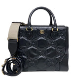 グッチ GUCCI GGマトラッセ 2WAY トートバッグ 728236 ブラック ゴールド金具 GGマトラッセレザー レディース ハンドバッグ ショルダーバッグ