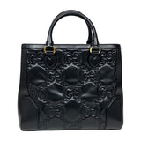 グッチ GUCCI GGマトラッセ 2WAY トートバッグ 728236 ブラック ゴールド金具 GGマトラッセレザー レディース ハンドバッグ ショルダーバッグ