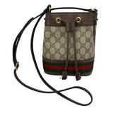 グッチ GUCCI GGスプリームミニバケットバッグ 550620 ブラウン GGスプリームキャンバス レディース ショルダーバッグ