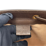 グッチ GUCCI GGスプリームミニバケットバッグ 550620 ブラウン GGスプリームキャンバス レディース ショルダーバッグ