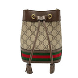 グッチ GUCCI GGスプリームミニバケットバッグ 550620 ブラウン GGスプリームキャンバス レディース ショルダーバッグ