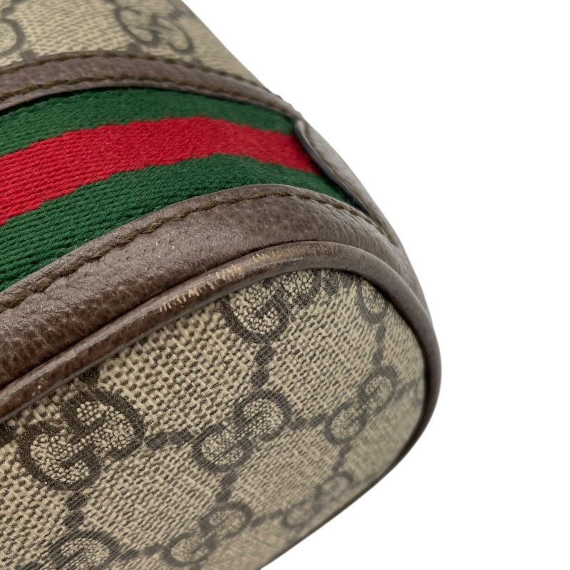 グッチ GUCCI GGスプリームミニバケットバッグ 550620 ブラウン GGスプリームキャンバス レディース ショルダーバッグ