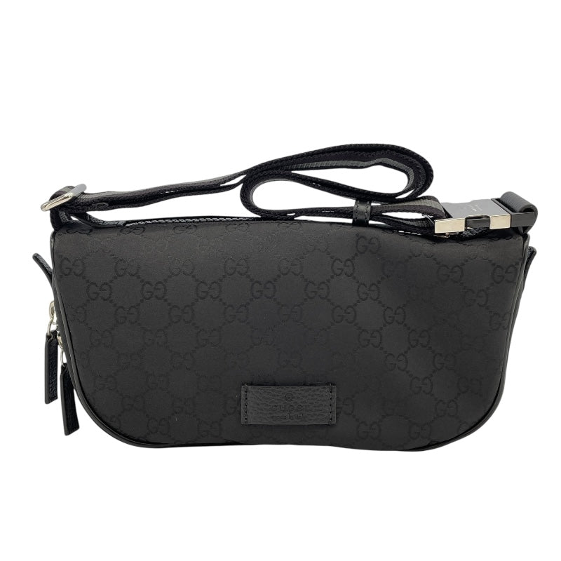 グッチ GUCCI GGナイロンバムバッグ 449182 ブラック GGナイロン メンズ ボディバッグ