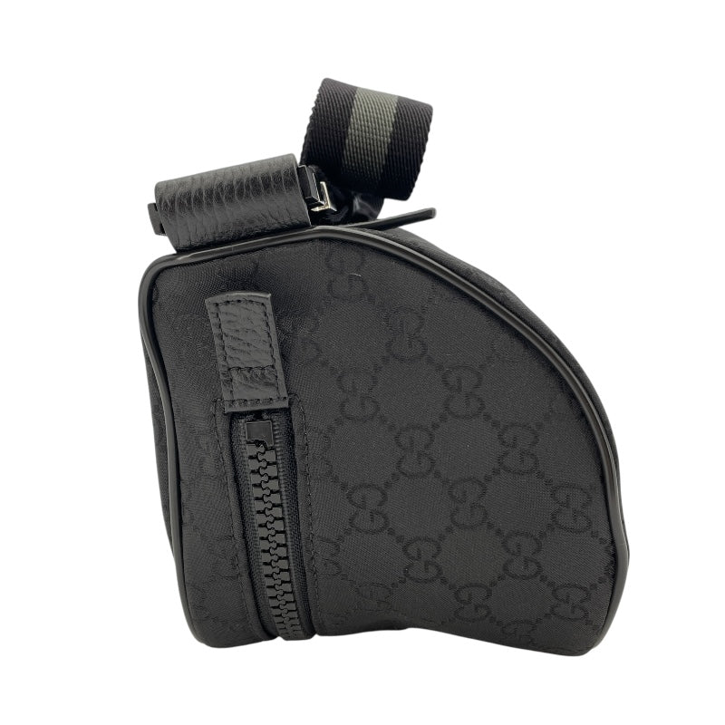 グッチ GUCCI GGナイロンバムバッグ 449182 ブラック GGナイロン メンズ ボディバッグ