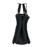 シャネル CHANEL ﾗｰｼﾞｼｮｯﾋﾟﾝｸﾞﾄｰﾄ ブラック/SV金具 ｺｯﾄﾝ レディース トートバッグ