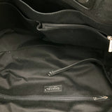 シャネル CHANEL ﾗｰｼﾞｼｮｯﾋﾟﾝｸﾞﾄｰﾄ ブラック/SV金具 ｺｯﾄﾝ レディース トートバッグ